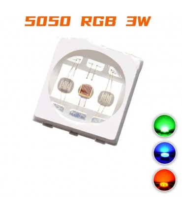 SMD LED 3W RGB 5054