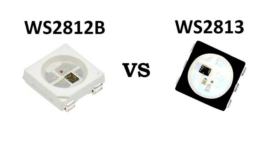 مقایسه نسل جدید ال ای دی WS2813 با WS2812 و SK6812
